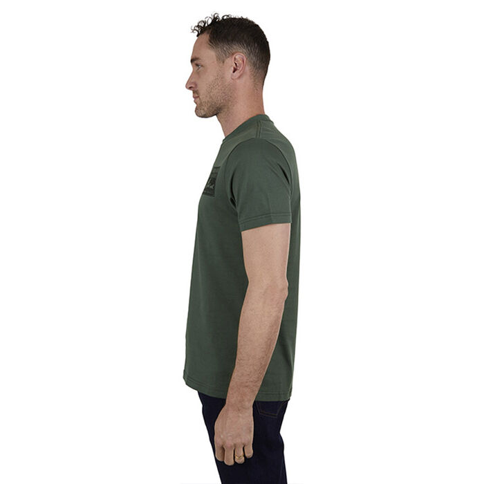 Green Mens Heritage Cobb and Co Short Sleeve TShirt