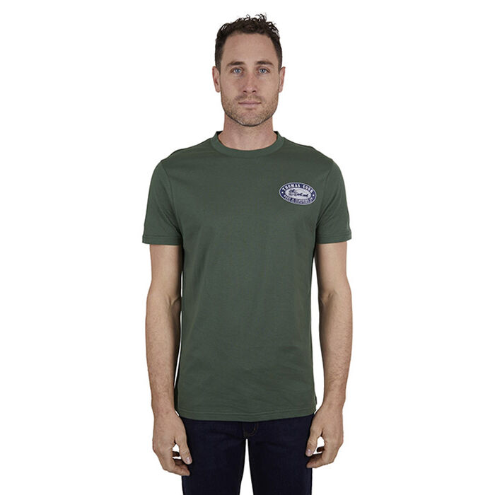 Green Mens Heritage Oval Short Sleeve TShirt