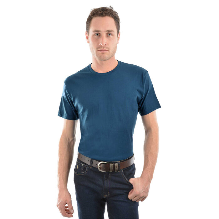 Petrol Blue Mens Classic Fit Short Sleeve T-Shirt