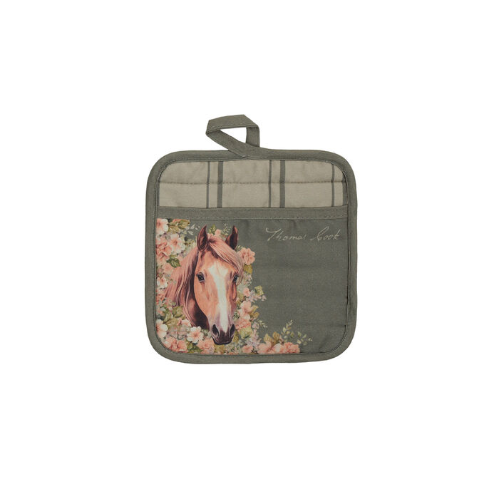 Sage (Horse) TC Oven Mitt & Pot Holder Set