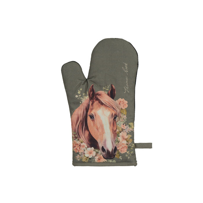 Sage (Horse) TC Oven Mitt & Pot Holder Set