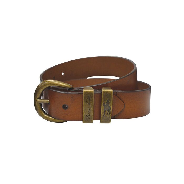 TC - Belt - Brass Twin Keeper Belt | Kerrin J Walker Clothing - Walkers ...