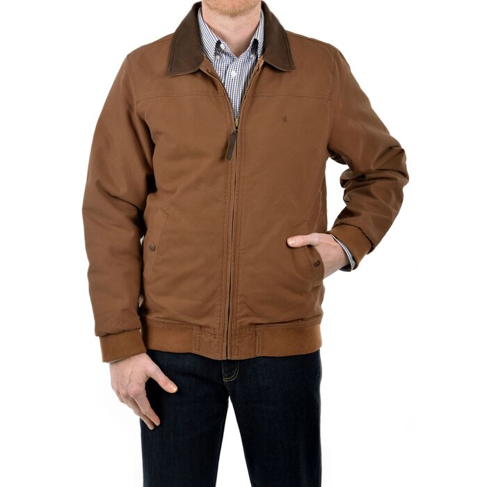 Jacket - Mens TC Canvas Bomber | Kerrin J Walker Clothing - Walkers Store