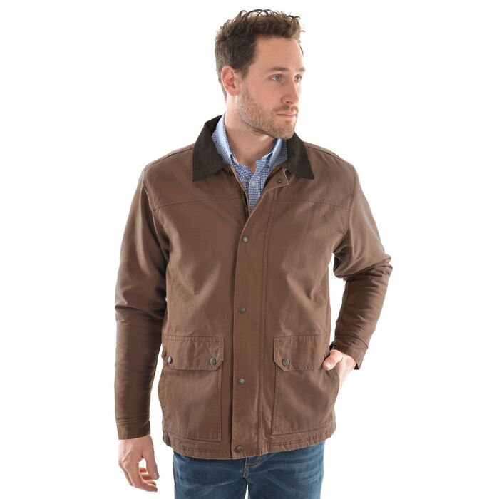 Jacket - Mens TC Canvas Jacket | Kerrin J Walker Clothing - Walkers Store