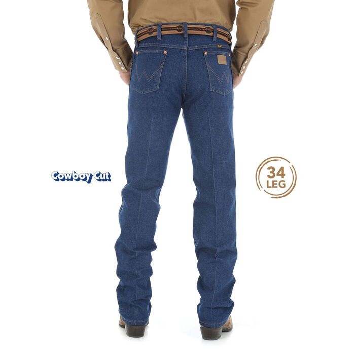 Jeans  Mens Cowboy Cut Original Fit Jeans 34 Leg