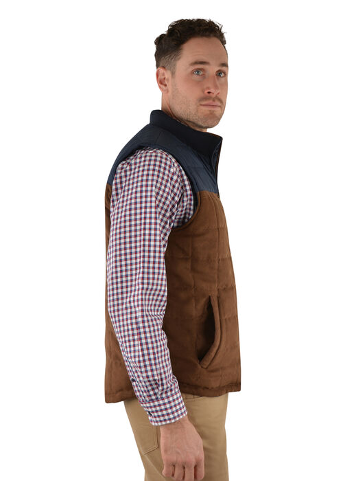 Mens Lysterfield Reversible Vest Kerrin J Walker Clothing Walkers Store
