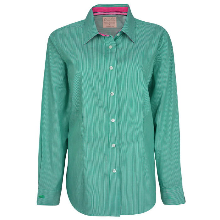 Shirt Womens Grafton Stripe L/S Shirt Kerrin J Walker Clothing