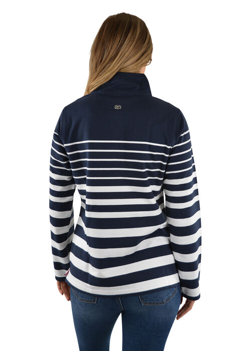 Womens Albany Stripe Rugby Kerrin J Walker Clothing Walkers Store