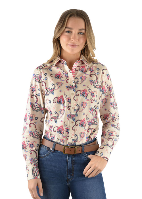 Womens Carmen L/S Shirt Kerrin J Walker Clothing Walkers Store