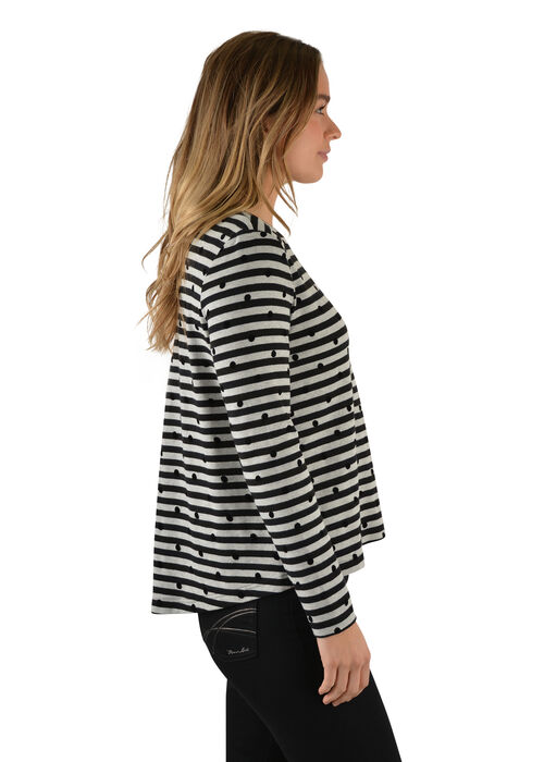 Womens Printed L/S Tee Kerrin J Walker Clothing Walkers Store