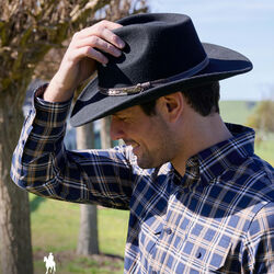 Black Kimberley Crushable Hat