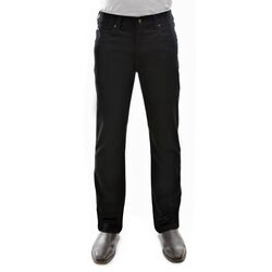 Black Moleskin - Mens Stretch Moleskin Comfort Waist Mid-Reg-Straight 30 Leg