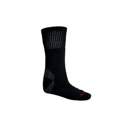 Black TC Logo Sock  Twin Pack