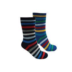 Blue Dark Navy Thermal Socks Twin Pack