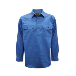 Blue River Mens Half Placket Light Cotton Shirt
