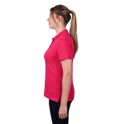 Bright Rose Womens Classic Stretch Short Sleeve Polo