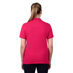 Bright Rose Womens Classic Stretch Short Sleeve Polo