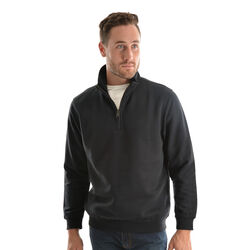 Charcoal Mens 1/4 Zip Fleece Top