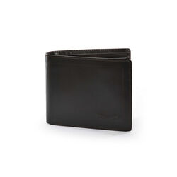 Dark Brown Leather Edged Wallet
