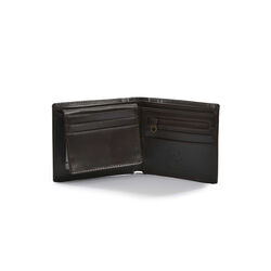 Dark Brown Leather Edged Wallet