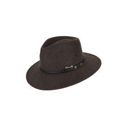 Dark Brown Marle Wanderer Crushable Hat