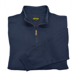 Dark Navy Mens 1/4 Zip Fleece Top