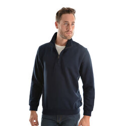 Dark Navy Mens 1/4 Zip Fleece Top