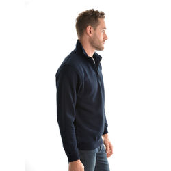 Dark Navy Mens 1/4 Zip Fleece Top