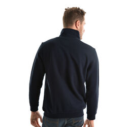 Dark Navy Mens 1/4 Zip Fleece Top