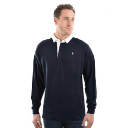Dark Navy Mens Bill Shoulder Panel Rugby