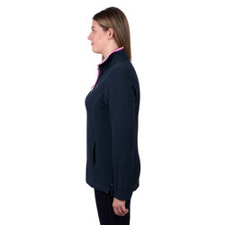 Dark Navy Womens Charlie Classic Quarter Zip Neck Rugby