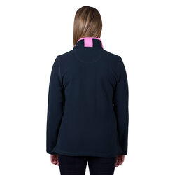 Dark Navy Womens Charlie Classic Quarter Zip Neck Rugby