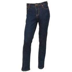 Euroa Ladies Denim Wool Stretch Highrise Jeans Straight Leg 