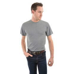 Grey Marle Mens Classic Fit Short Sleeve T-Shirt