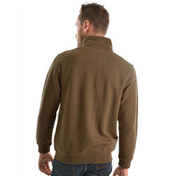 HARD SLOG   Men+39s 14 Zip Fleece Top