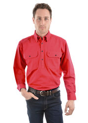 Heavy Drill Shirt Half Placket