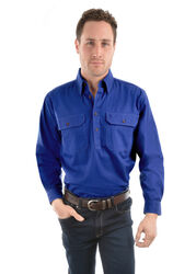 Heavy Drill Shirt Half Placket