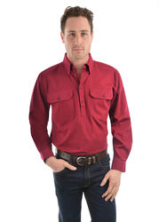 Heavy Drill Shirt Half Placket