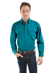 Heavy Drill Shirt Half Placket