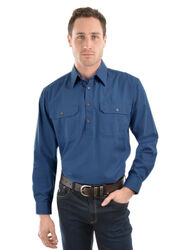 Heavy Drill Shirt Half Placket