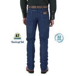 Jeans - Mens Cowboy Cut Slim Fit Jean 32 Leg