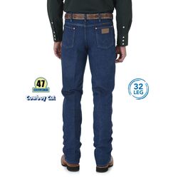 Jean  Mens Cowboy Cut Slim Fit Jean 32 Leg