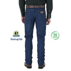 Jeans - Mens Cowboy Cut Slim Fit Jean 36 Leg