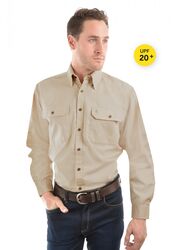 Light Drill 2Pockets LS Shirt