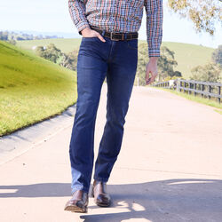 Mens Brad Thermal Comfort Waist Jean  32 Leg 