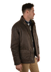 Mens Cardwell Faux Oilskin Jacket