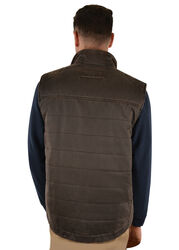 Mens Cardwell Faux Oilskin Vest