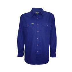 Mens Full Placket Light Cotton Shirt