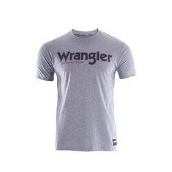 Mens Ryder Logo Short Sleeve Tee Grey Marle