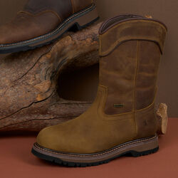 Mens Shale Pull on Work Boot E Fit